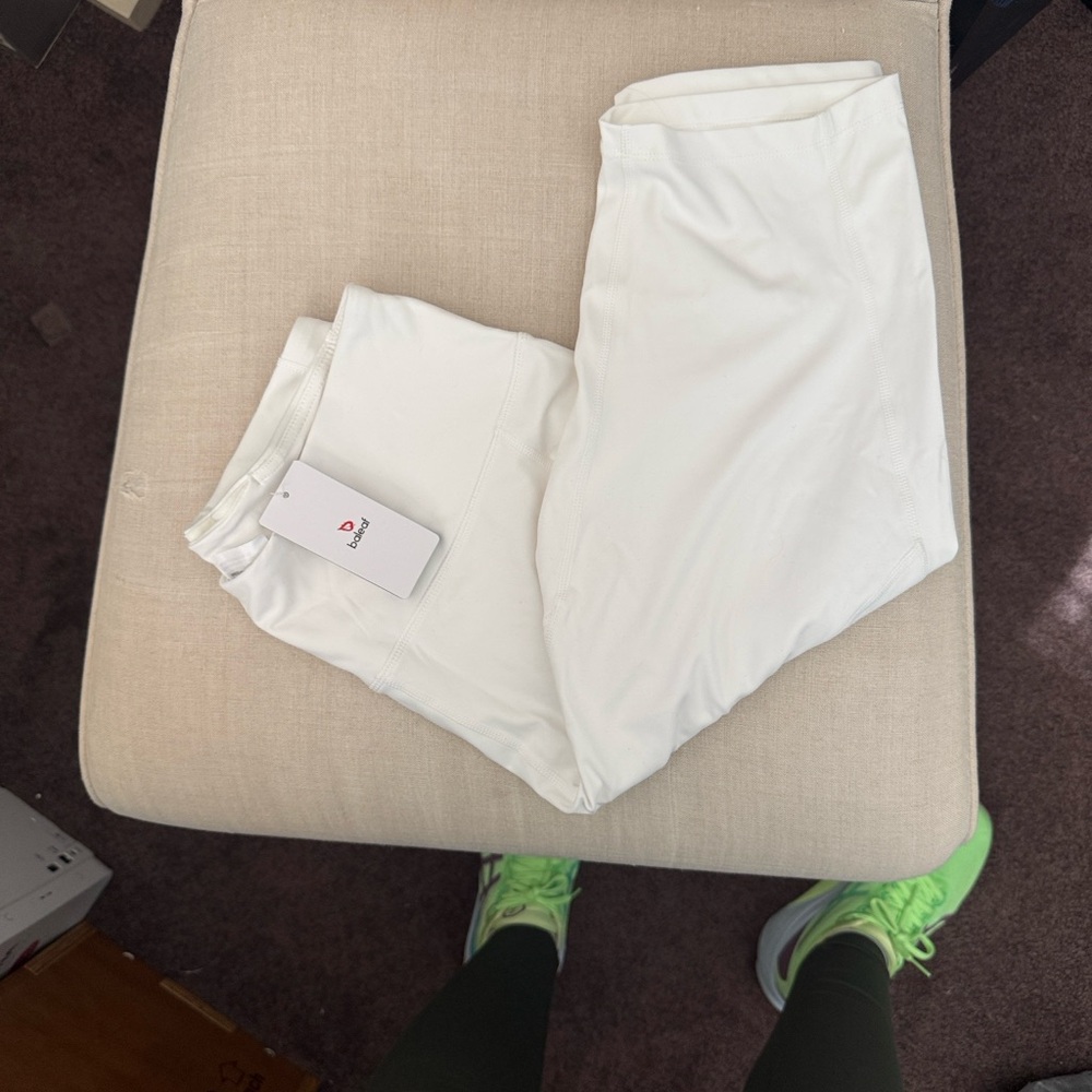 White Active Leggings high waisted - Picture 3 of 3